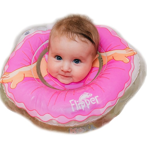 ROXY KIDS Надувной круг на шею для купания малышей Flipper Ангел MPL157426