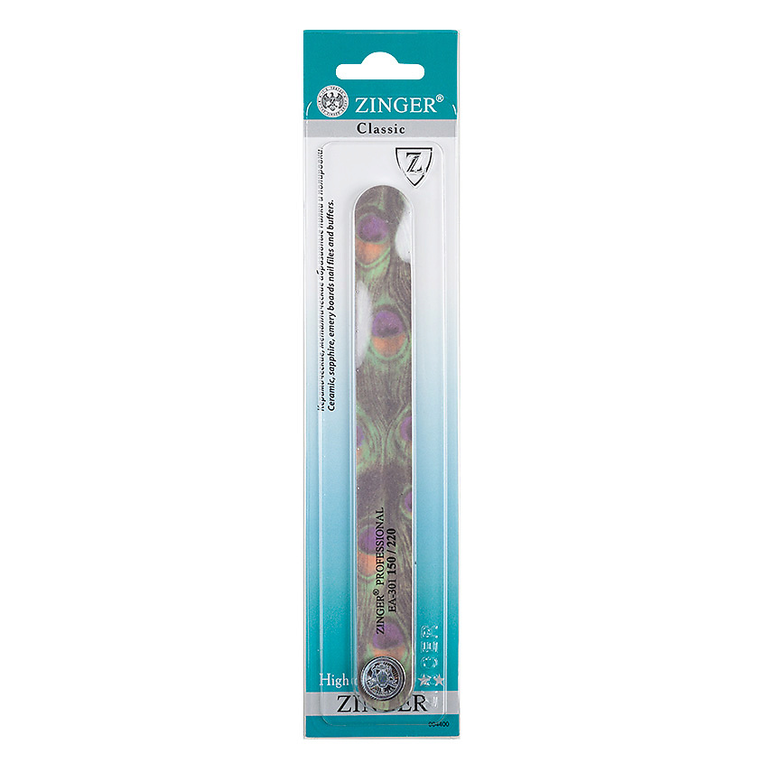ZINGER пилка для ногтей Classic EA-301 150/220 купить по низким ценам в ...