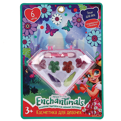 Палетки для лица  Летуаль МИЛАЯ ЛЕДИ Набор: тени на блистере Enchantimals