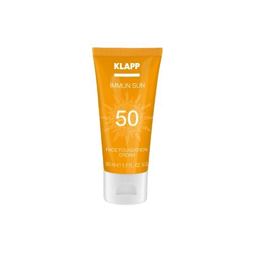 Солнцезащитные средства KLAPP Cosmetics Солнцезащитный крем для лица с тональным эффектом IMMUN SUN SPF50 50