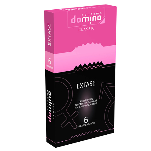 DOMINO CONDOMS Презервативы DOMINO CLASSIC Extase 6 domino condoms презервативы domino classic colour beauty 6