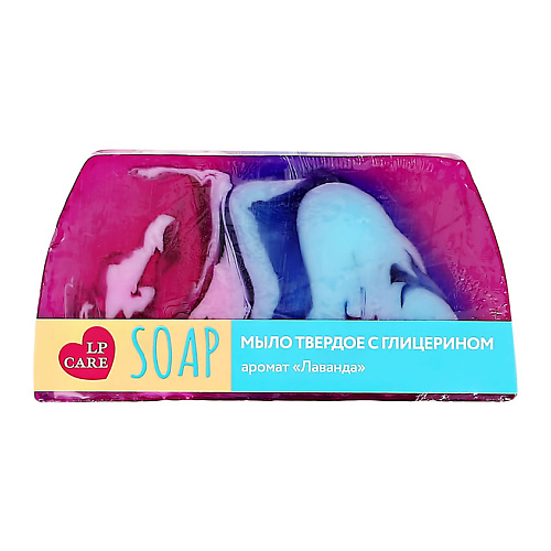 

LP CARE Мыло твердое с глицерином лавандовый аромат 90.0, Мыло твердое с глицерином лавандовый аромат