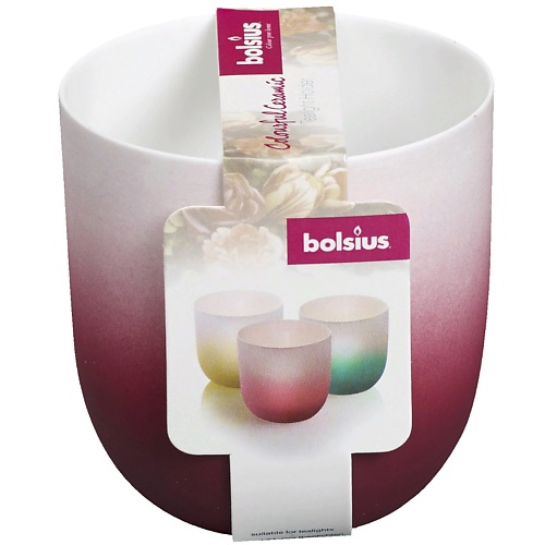 BOLSIUS Подсвечник Bolsius Сandle accessories 75/70  - для чайных свечей набор свечей для торта happy birthday с табличкой 20 штук