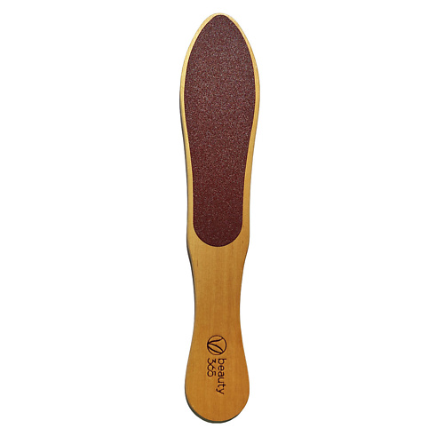 BEAUTY365 Терка педикюрная деревянная olzori педикюрная пилка для ног virgo foot 01 терка для пяток от натоптышей и для обработки ступней 1