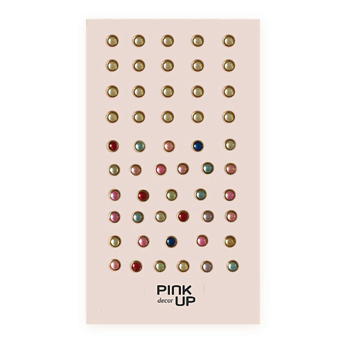 PINK UP Кристаллы для ногтей 3D