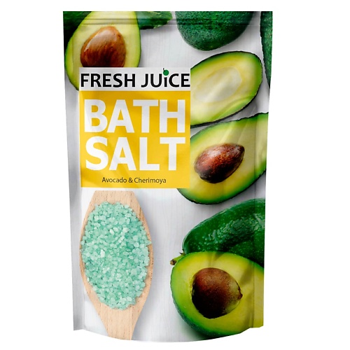 FRESH JUICE Соль для ванн Avocado&Cherimoya 500 fresh juice соль для ванн avocado