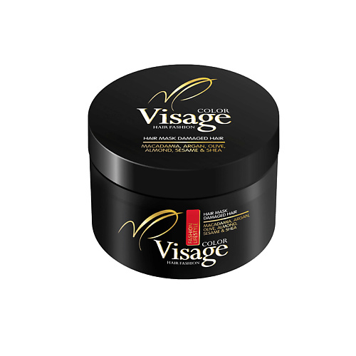 VISAGE COLOR HAIR FASHION Маска для вьющихся волос и после химической завивки HAIR MASK DAMAGED HAIR