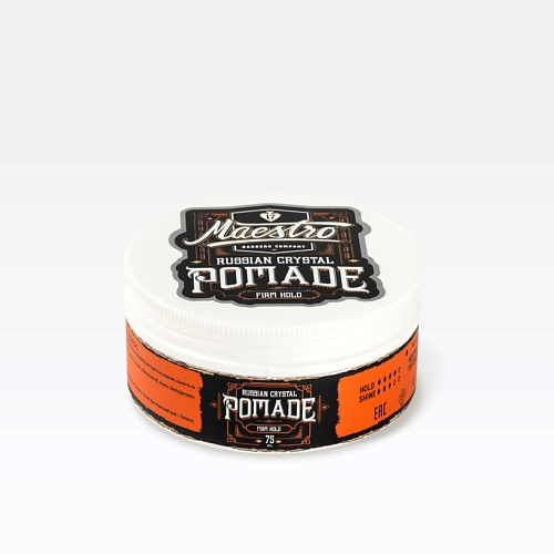 GREAT MAESTRO BARBERS COMPANY Классическая помада на водной основе Russian Crystal Pomade 75 great maestro barbers company классическая помада на водной основе russian crystal pomade 30