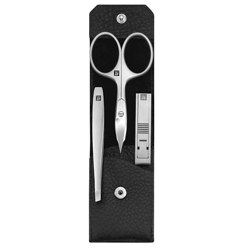 Набор инструментов для маникюра и педикюра ZWILLING Маникюрный набор 3 предмета TWINOX черный набор ножей zwilling professional s 35611 001 2 предмета