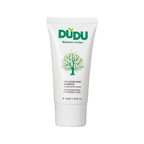 Шампунь для волос DUDU Бессульфатный шампунь Collagen с коллагеном кредитница dudu зеленый