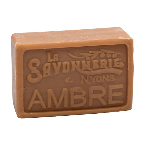 LA SAVONNERIE DE NYONS Мыло с янтарем прямоугольное 100 la savonnerie de nyons мыло с аргановым маслом прямоугольное 100