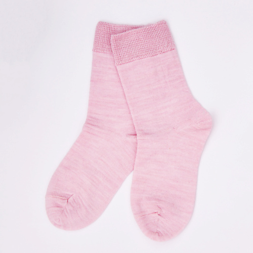 WOOL&COTTON Носки детские Розовые Merino chicco ножницы детские с закругленными концами розовые