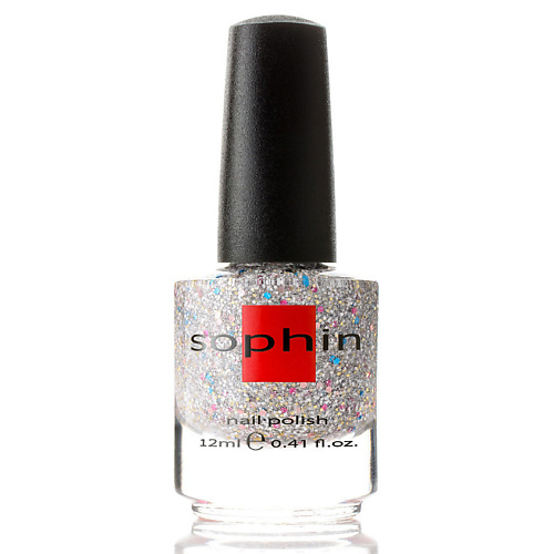 sophin лак для ногтей sophisticated 12 мл 0328 Лак для ногтей SOPHIN Лак для ногтей с глиттером