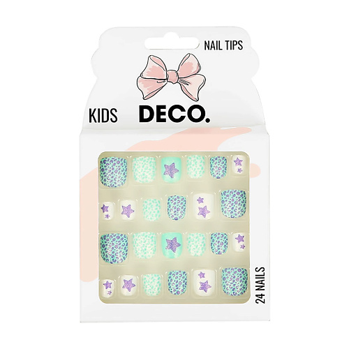фото Deco. набор детских накладных самоклеящихся ногтей