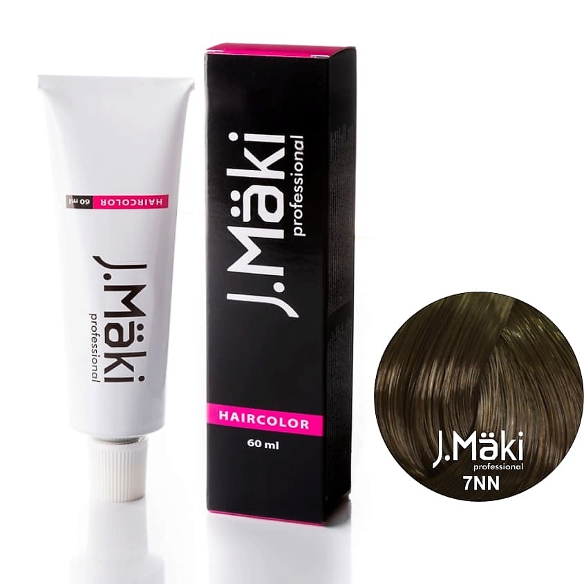 

J.MÄKI PROFESSIONAL Краситель для волос 7NN Русый интенсивный
