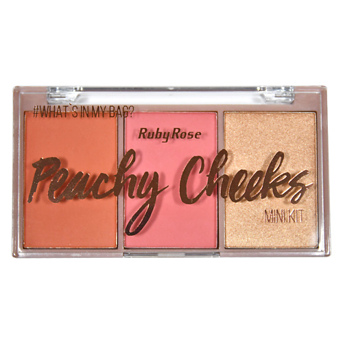 Палетка RUBY ROSE Палетка для лица Blush and Glow румяна ruby rose палетка румян soft touch blush