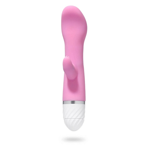 Секс-игрушки ОКИ-ЧПОКИ Вибратор с клиторальным стимулятором, розовый
