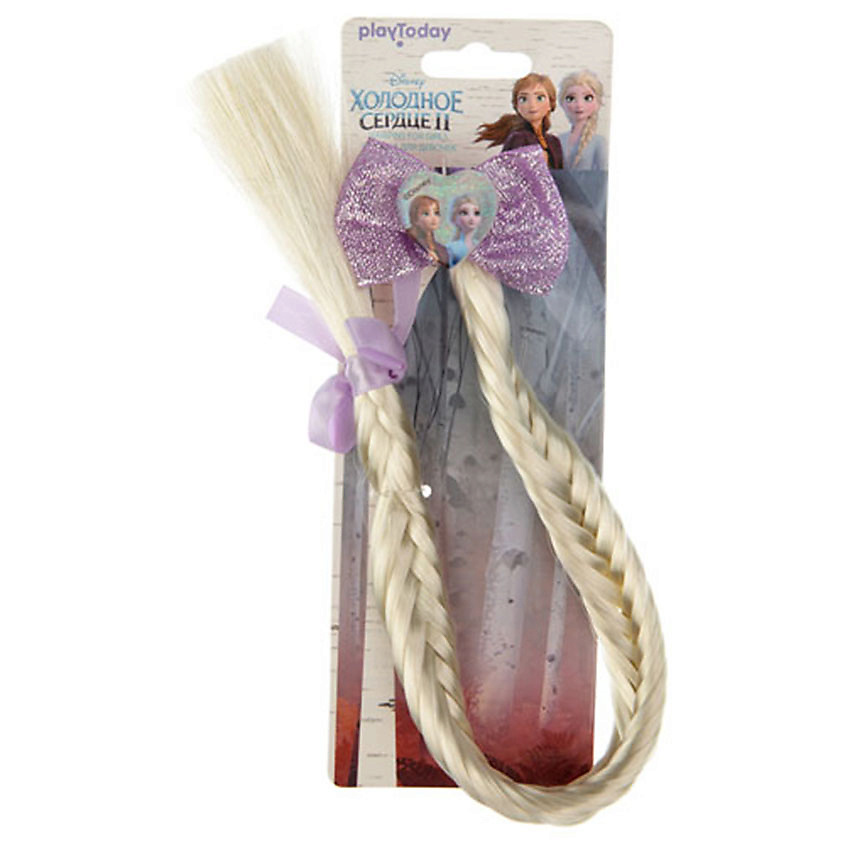 Изображение товара Заколка для волос PLAYTODAY Косичка - стильный аксессуар для девочек