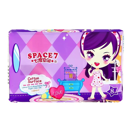 

SPACE7 Прокладки классические super night (удлиненные)