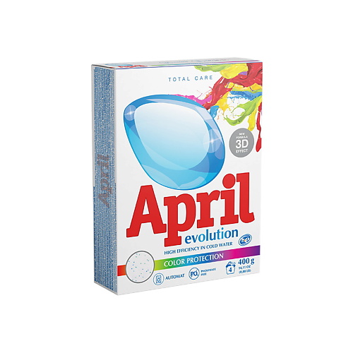 Средства для стирки APRIL EVOLUTION Color protection Стиральный порошок 400