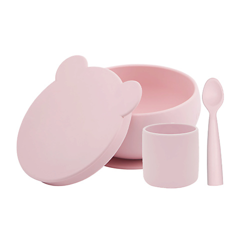 MINIKOIOI Набор посуды для детей Стаканчик Глубокая тарелка Ложка 0+ pelsi строительный набор 3 для детей 1