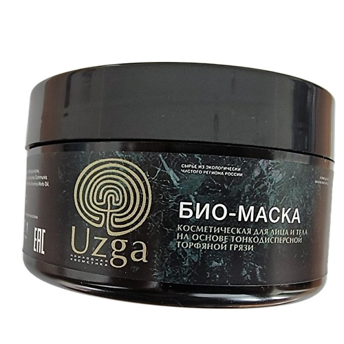 UZGA Био-маска косметическая для лица и тела на основе тонкодисперсной торфяной грязи 200
