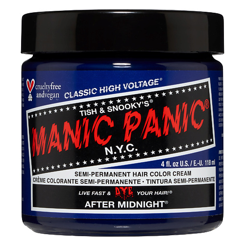 Краска оттеночная MANIC PANIC Краска для волос Atomic Turquoise парик manic panic fuchsia passiontm siren wig хеллоуин
