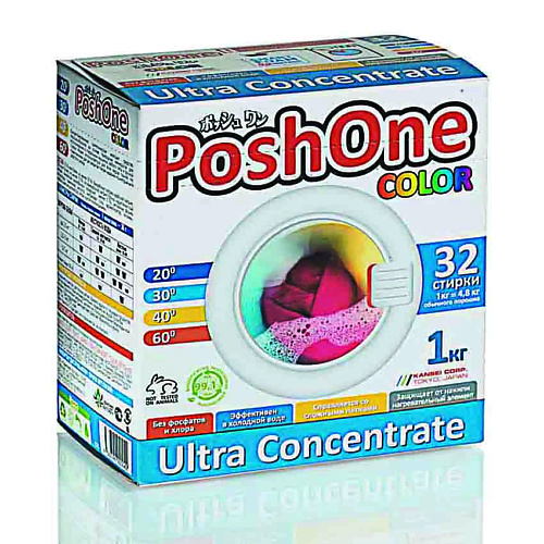 POSHONE Ультраконцентрированный стиральный порошок для цветного белья /COLOR Корея 1000