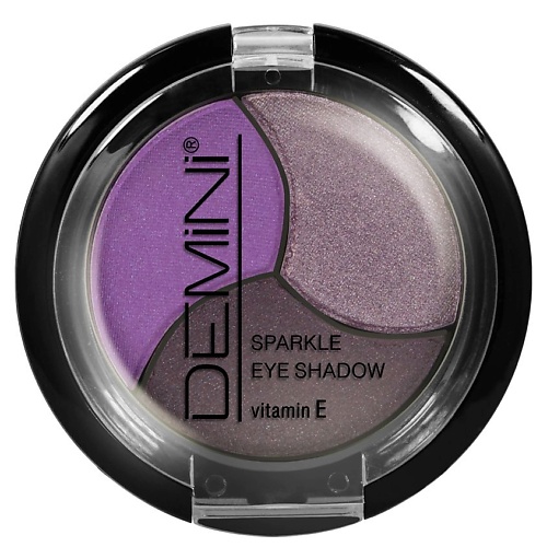 Тени DEMINI  для век Sparkle Eye Shadow тройные с витамином Е