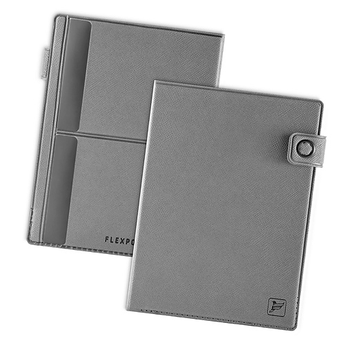 FLEXPOCKET Чехол, обложка для паспорта из экокожи с застежкой на кнопку flexpocket чехол книжка из экокожи для двух пластиковых карт