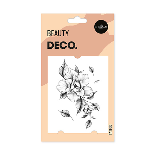 DECO. Татуировка для тела Ubeyko by Miami tattoos переводная Dream flower