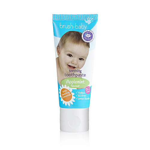 BRUSH-BABY Зубная паста Applemint, с рождения до 2 лет 50.0 relove revolution блеск для губ baby gloss