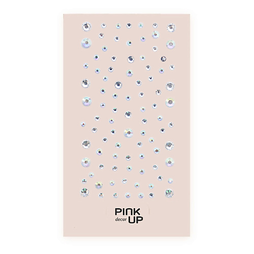 PINK UP Кристаллы для ногтей 3D
