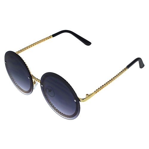 LUKKY Солнцезащитные очки круглые с декором
