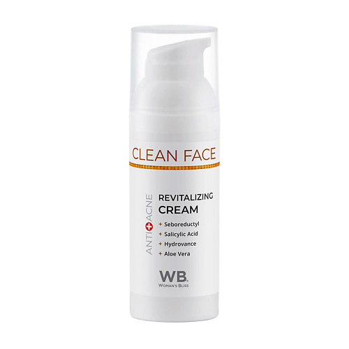WOMAN`S BLISS CLEAN FACE Крем восстанавливающий для лица анти-акне 50.0 крем мыло clean