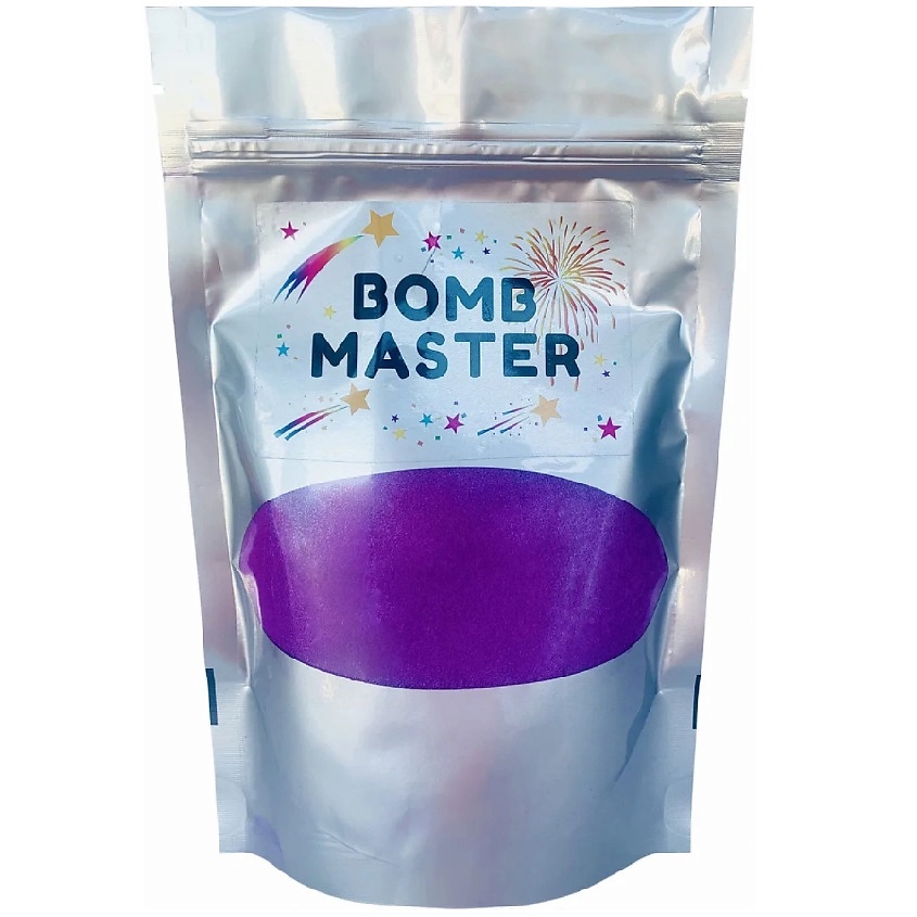 Мерцающая соль для ванны с хайлайтером, фиолетовая 1 МЛ