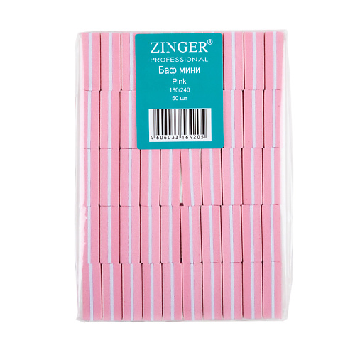 

ZINGER пилка для ногтей Classic P 180/240 (50), пилка для ногтей Classic P 180/240 (50)