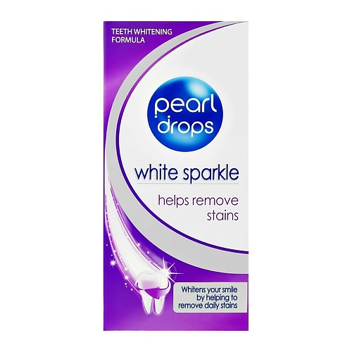 PEARL DROPS Паста зубная WHITE SPARKLE отбеливающая