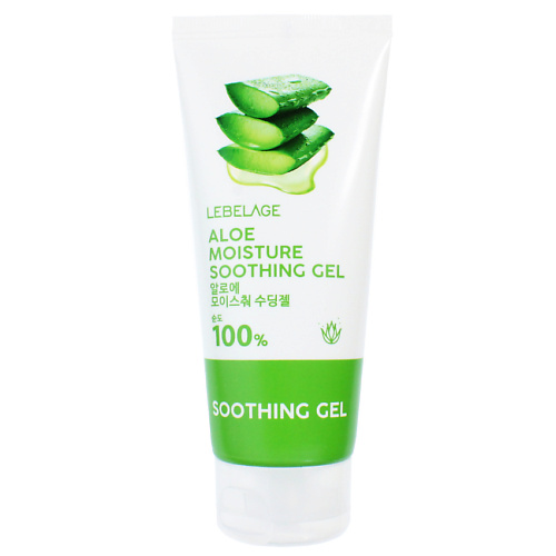 фото Lebelage гель для лица и тела с алоэ 100% универсальный gel moisture purity aloe 100%