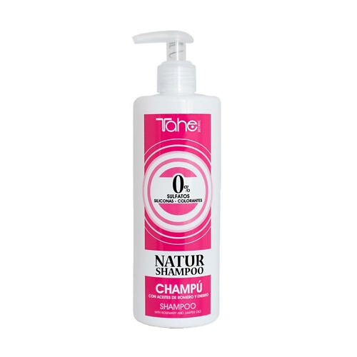 TAHE Бессульльфатный шампунь для жирных волос NATUR SHAMPOO SULPHATES FREE 400 tahe шампунь для объема волос botanic tricology volume shampoo 300 0
