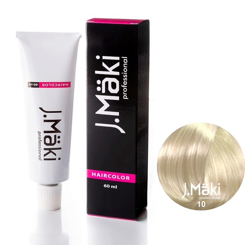 

J.MÄKI PROFESSIONAL Краситель для волос 10.0 Светлый блондин