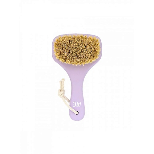 LEI Массажная щетка для сухого массажа , тампико, с покрытием, фиолетовая грелка 0 5л фиолетовая