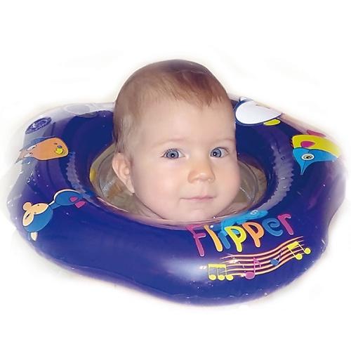 ROXY KIDS Надувной круг на шею для купания малышей с музыкой
