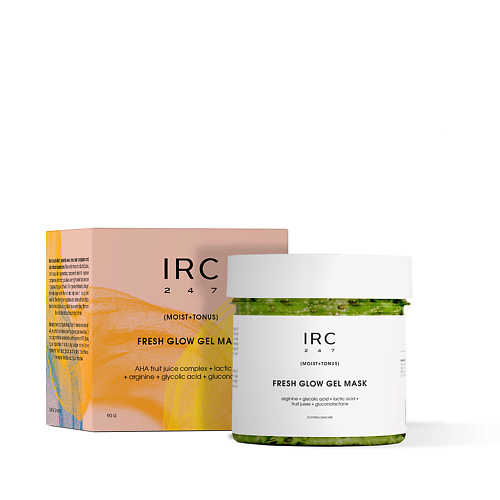 IRC 247 Тонизирующая маска для сияния и ровного тона с фруктовыми AHA кислотами и глюконолактоном 90.0