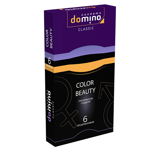 DOMINO CONDOMS Презервативы DOMINO CLASSIC Colour Beauty 6 luxe condoms презервативы luxe тропический шторм 3