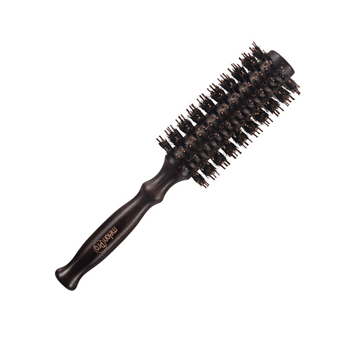 Аксессуары для волос MELONPRO Брашинг с облегченной деревянной ручкой и натуральной щетиной 26 мм