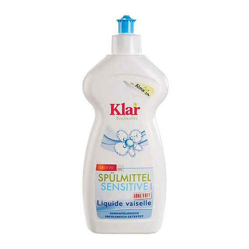 Гель для мытья посуды KLAR Средство для ручного мытья посуды деликатное гипоаллергенное ЭКО гель для стирки klar жидкое средство на мыльном орехе для цветного и белого белья гипоаллергенное эко
