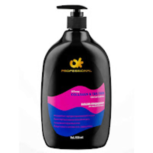 OK PROFESSIONAL Бальзам-кондиционер для окрашенных волос 950 шампунь для окрашенных волос с рисовыми протеинами и экстрактом женьшеня studio professional