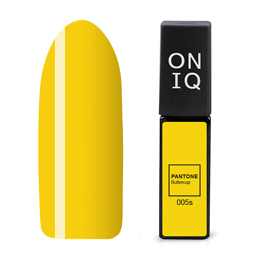 Oniq Гель-лак для ногтей #005 PANTONE: Buttercup, 6 мл