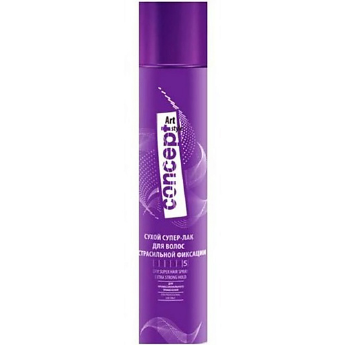 

CONCEPT Сухой супер - лак для волос Экстрасильной фиксации Dry Super Hair Spray